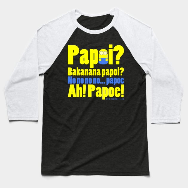 Papoe Baseball T-Shirt by tuditees